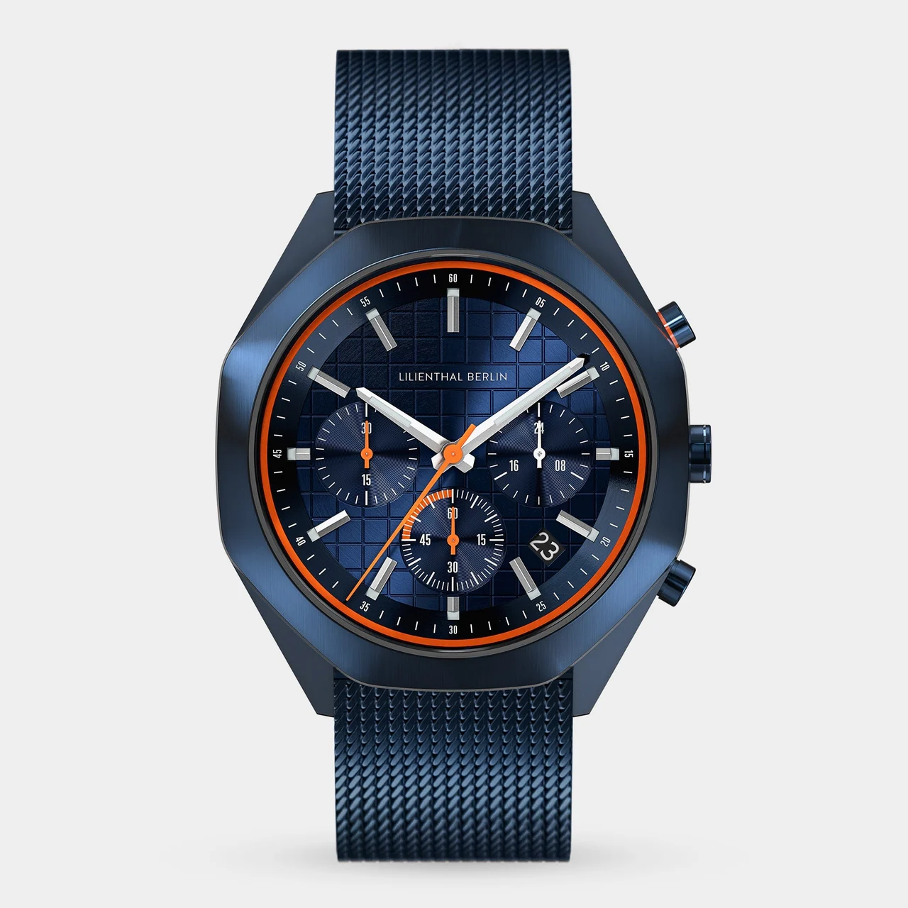 Lilienthal Berlin Octachrono OC1-001-B023EB 40 mm kol saati
