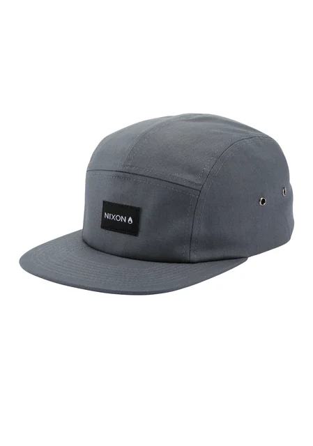 Nixon US Mikey 5 Panel Hat - Gray C2997-145-00 kol saati