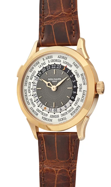 Patek Philippe PATEK PHILIPPE REF. 5230R, WORLD TIME, RED GOLD 18KT, ORIGINAL SET kol saat