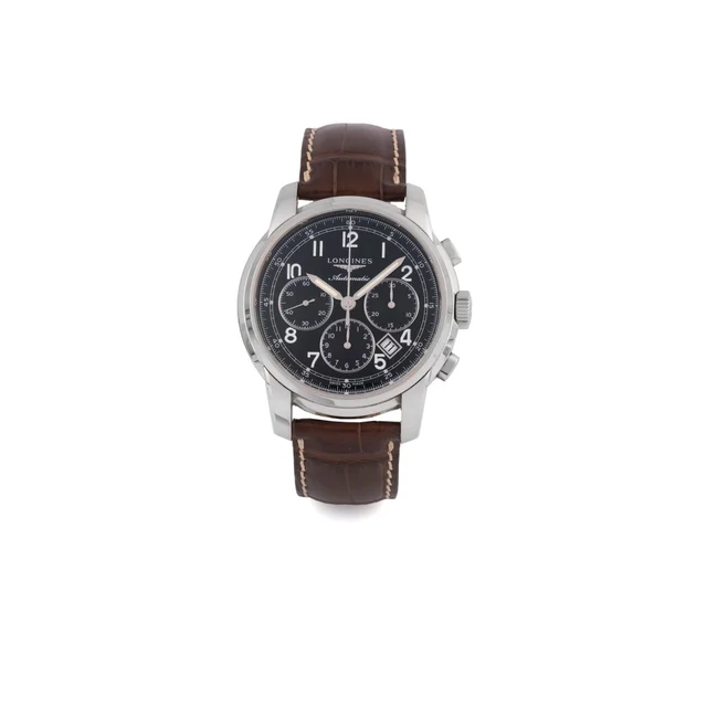Longines Ref. L2.784.4, large self-winding chronograph, minute and hour counters, date; “T