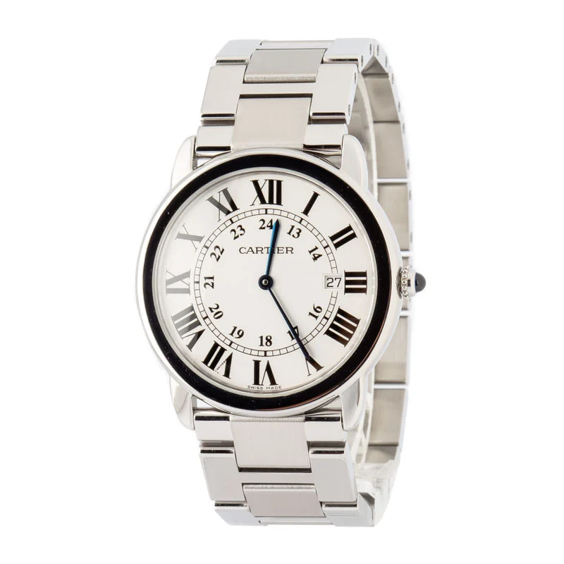 Cartier Ronde Solo De W6701005 Stainless Steel 36 mm kol saati