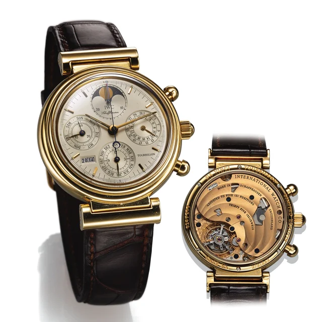 IWC IWC REF. 3752 DA VINCI TOURBILLON kol saati
