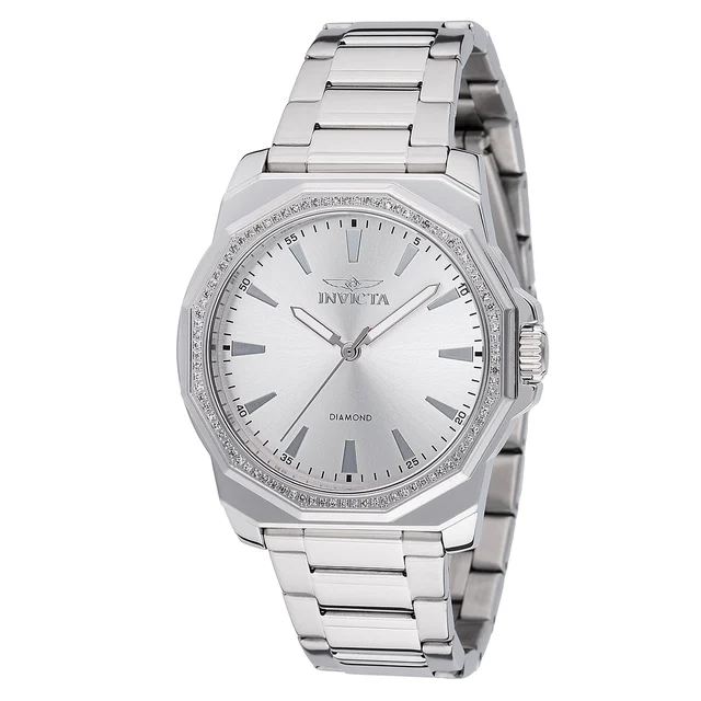 Invicta Elite Diamond 0.33 Carat Diamond Watch - 42mm, Steel (48731) kol saati