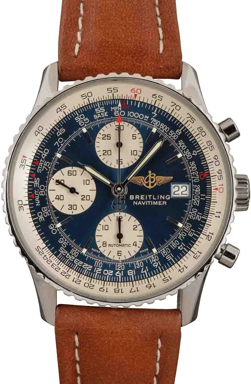 Breitling Navitimer Blue Dial A1332212/C502 41.5 mm kol saati