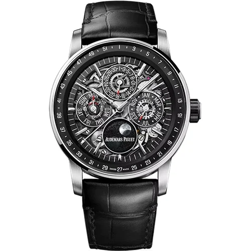 Audemars Piguet Perpetual Calendar Openworked 26443NB.OO.D002CR.01 41 mm kol saati