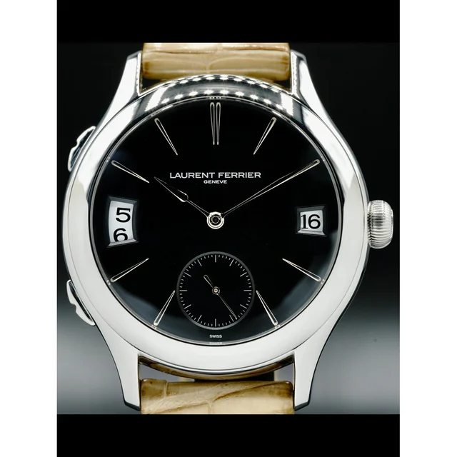 Laurent Ferrier Galet Traveller Opaline Black LCF007.AC.N1G 210000029366 kol saati