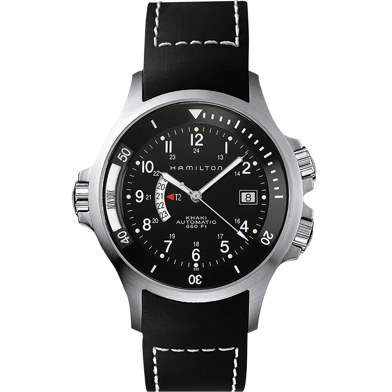 Hamilton Khaki Navy GMT Auto H77615333 42 mm kol saati