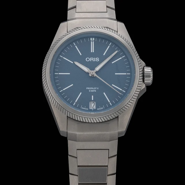 Oris Big Crown ProPilot X Calibre 400 Blue Dial 210009N29262 kol saati