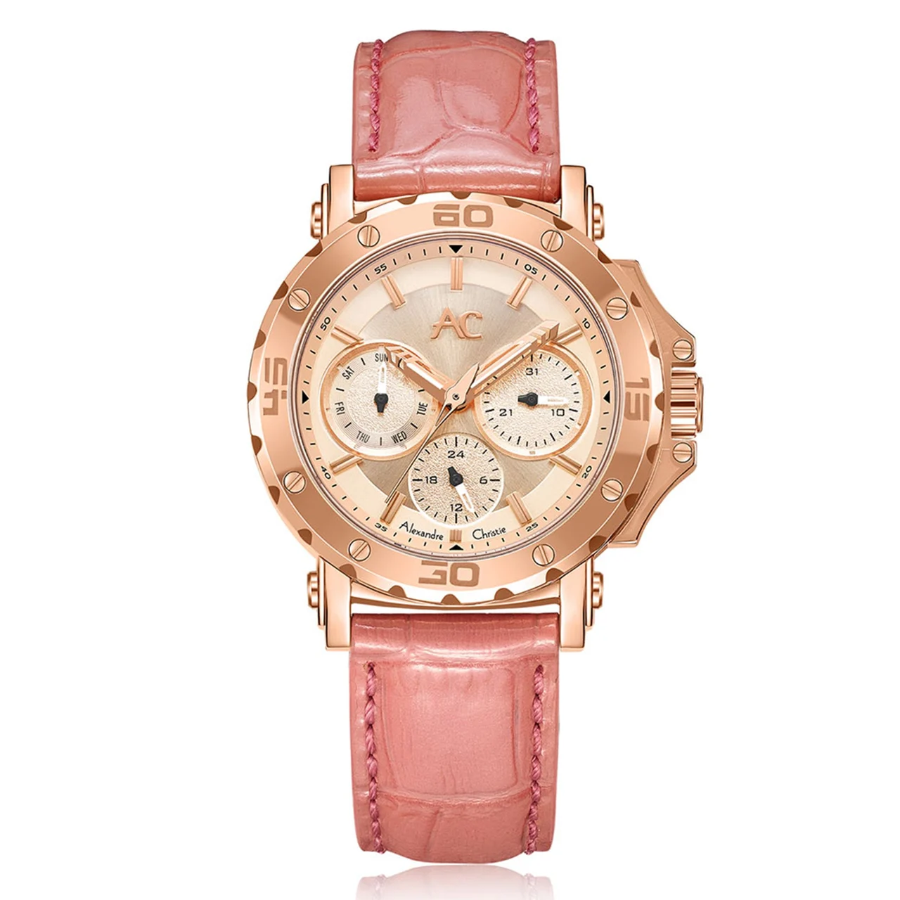Alexandre Christie 9205BFLRGLNPN 42 mm kol saati