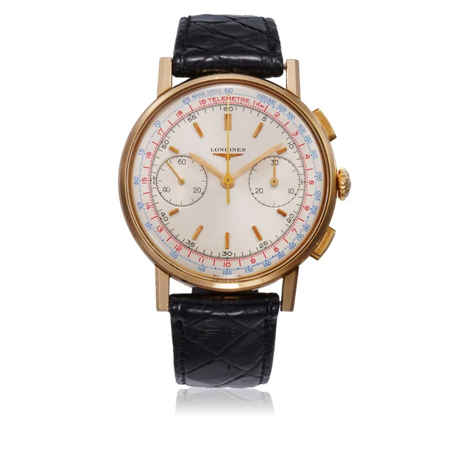 Longines LONGINES REF. 7414.6, CHRONOGRAPH ,18K PINK GOLD kol saati