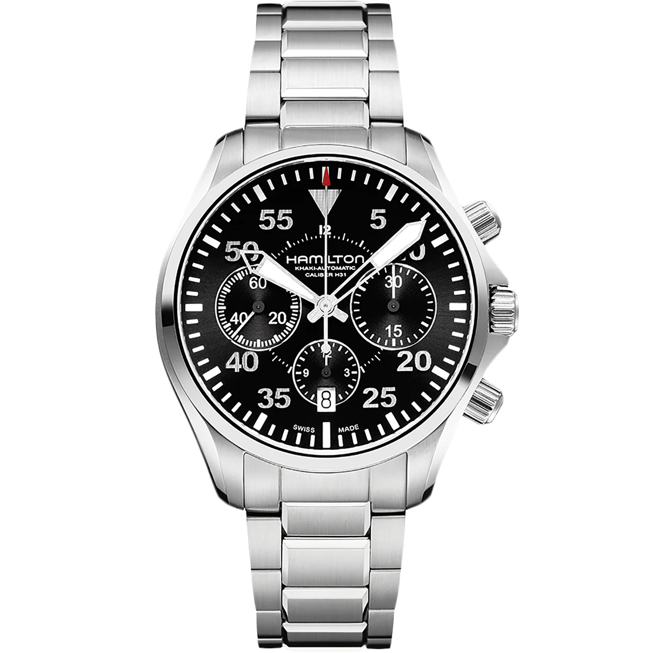 Hamilton Khaki Aviation Khaki Pilot Auto Chrono H64666135 42 mm kol saati