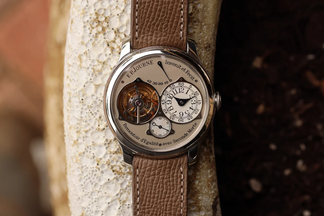 F.P. Journe Tourbillon Souverain ref. TN Platinum, Grey Dial 40 mm kol saati