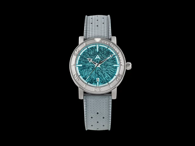 Aerotec Watches Aerotec Atlantic-The Minimalist Titanium Dive Watch - Teal d kol saati