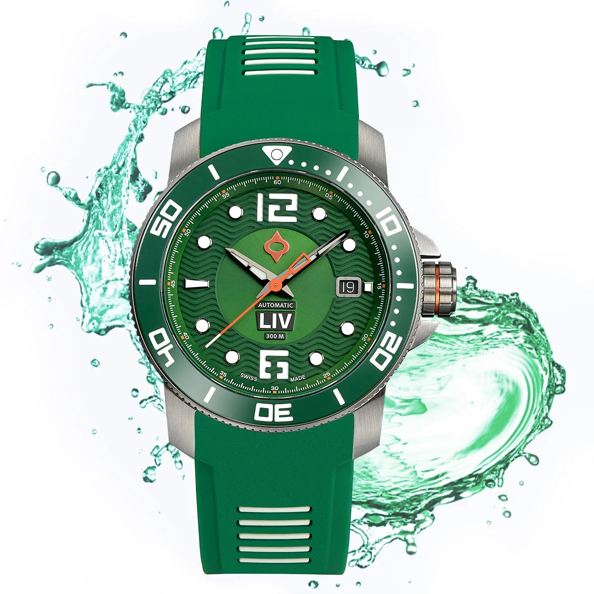 LIV Gx-Diver'S 8040.41.80.22SRB888 41 mm kol saati