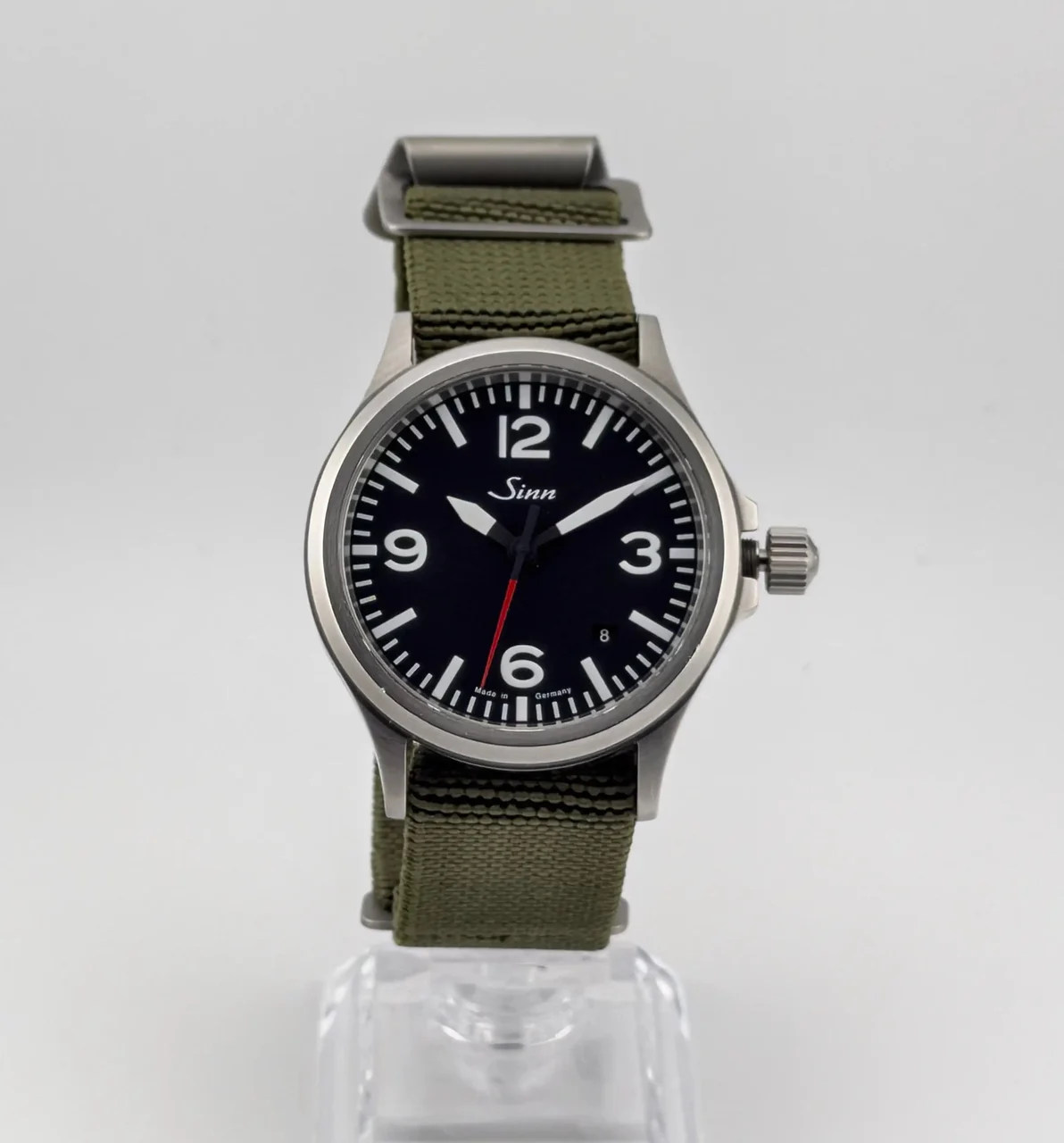Sinn German Automatic Pilot Watch Two Strap 556 A 38.5mm German Automatic Pilot Watch Full Set Two Strap 39 mm kol saati