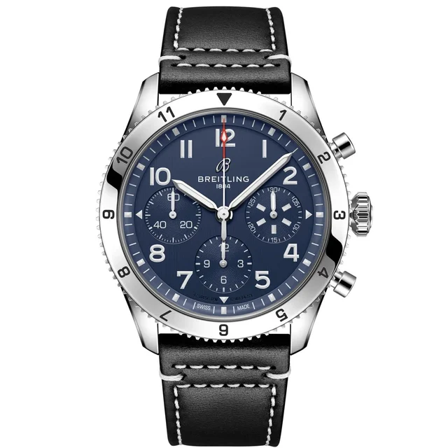 Breitling Classic AVI A233801A1C1X1 42MM 2025 Blue Dial Stai kol saati