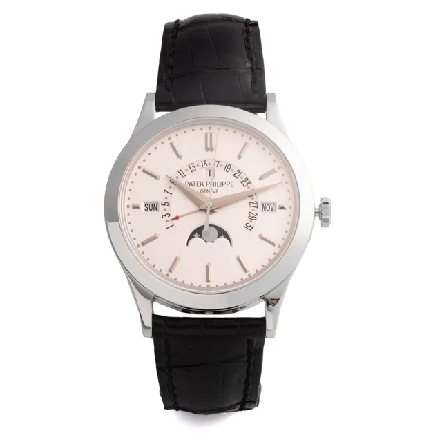 Patek Philippe Annual Calendar, Moonphase, Leap Yaer, Platinum 950 5496P-001 kol saati