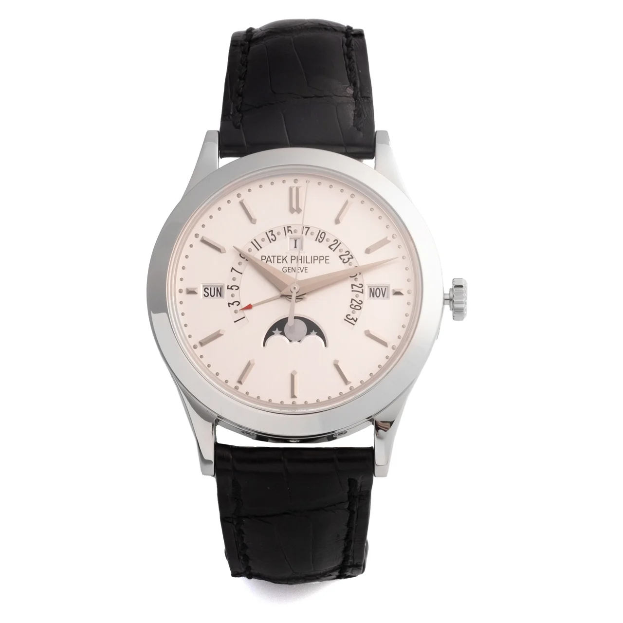 Patek Philippe Annual Calendar, Moonphase, Leap Yaer, Platinum 950 5496P-001 kol saati