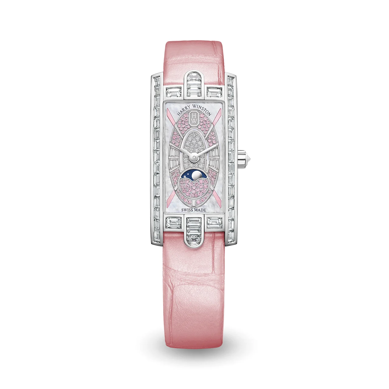 Harry Winston Avenue AVCQMP16WW006 32 mm kol saati