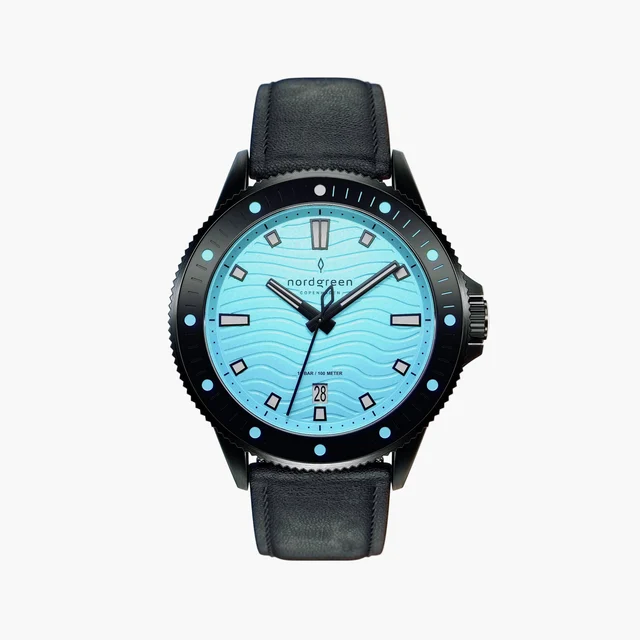 Nordgreen Waves 40mm WA40BLLEBLTU kol saati