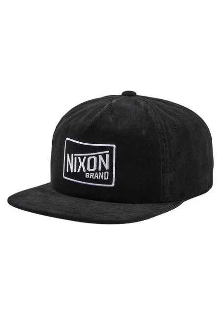 Nixon US Arigato Snapback Hat - Black C3042-000-00 kol saati