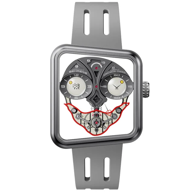 Behrens Ace Of Hearts - x Konstantin Chaykin Grey BHR033TI01 kol saati