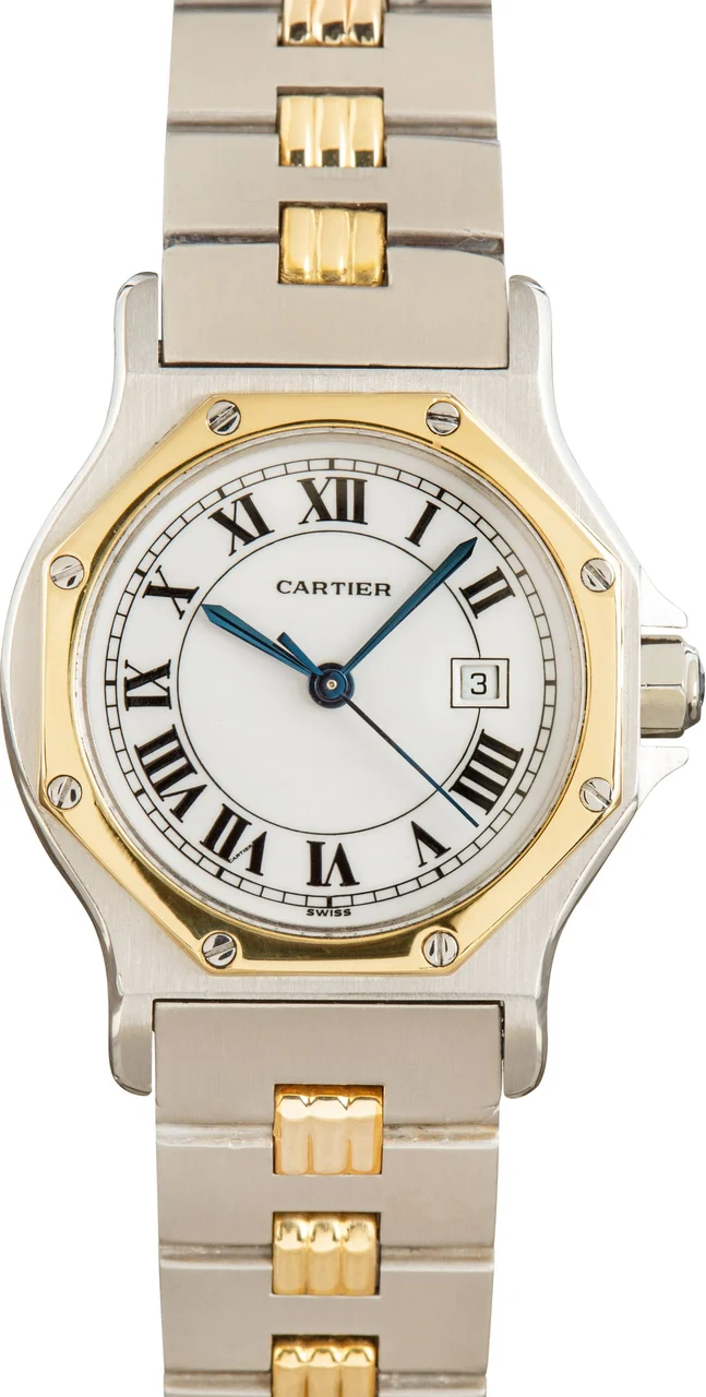 Cartier Santos Octagon W2001583 kol saati