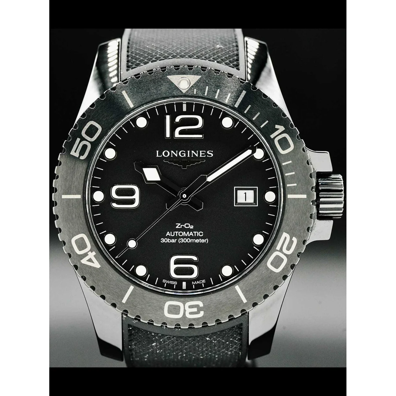 Longines Hydroconquest All Ceramic L3.784.4.56.9 210000036277 43 mm kol saati