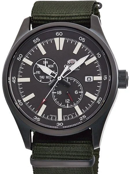 Orient Gen. II Automatic Field Watch with Hand Winding, and Hacking #RA-AK0403N10A kol saa