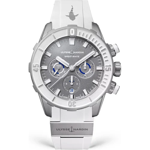 Ulysse Nardin Diver Chronograph Great White 1503-170LE-1A-GW/3A 44 mm kol saati