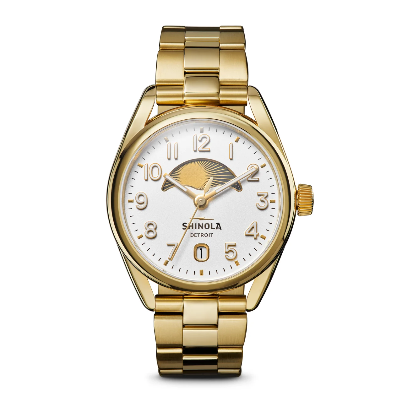 Shinola S0120275531-1-LtSil-38-USA 38 mm kol saati