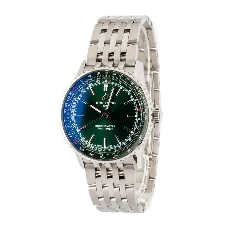 Breitling Navitimer Automatic 41 Green Dial A17329371L1A1 41 mm kol saati