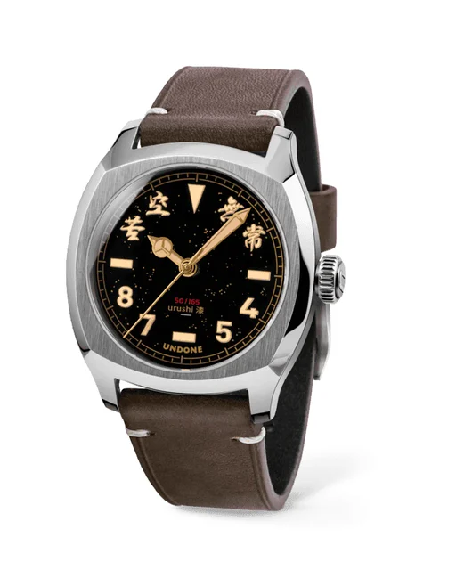 UNDONE Watches UNDONE x Simple Union: Urushi Automatic COL-SU3-URS kol saati