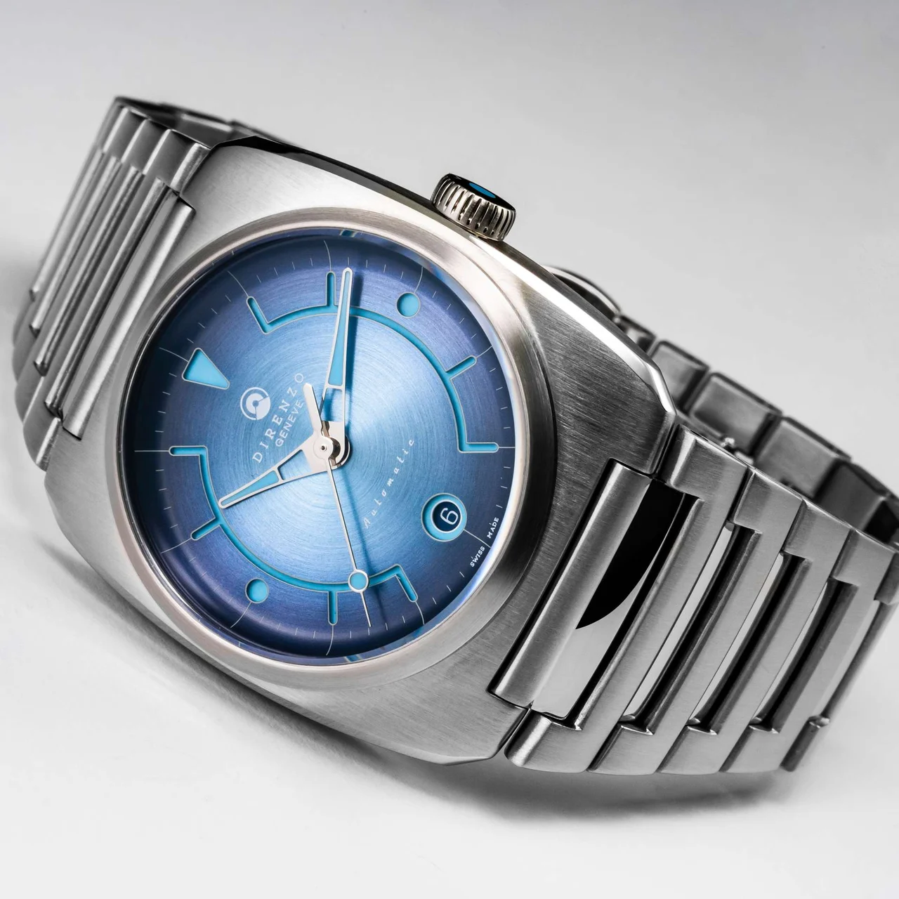 Direnzo DRZ_02R_BLUE_D 39 mm kol saati