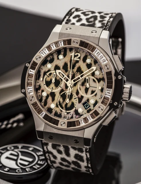 Hublot Big Bang Snow Leopard 341 kol saati