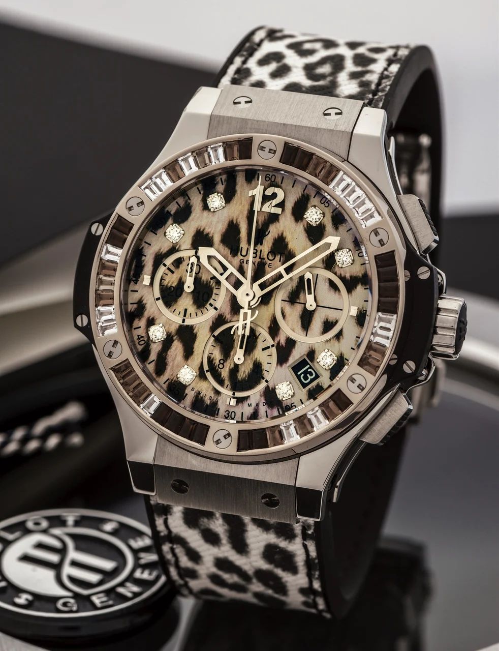 Hublot Big Bang Snow Leopard 341 kol saati