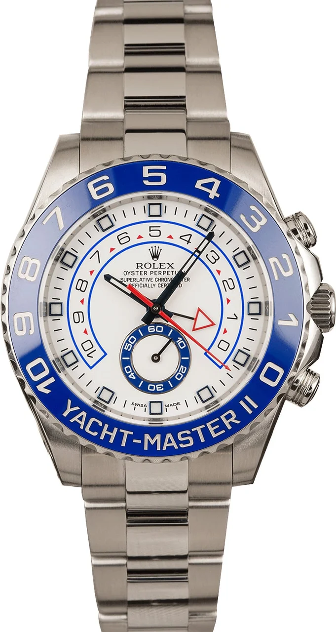 Rolex Yacht-Master II Stainless Steel 116680 44MM 116680WSO 44 mm kol saati