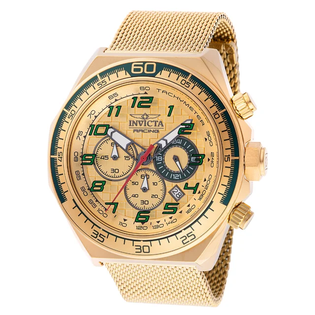 Invicta Racing Watch - 50mm. Gold (47902) kol saati