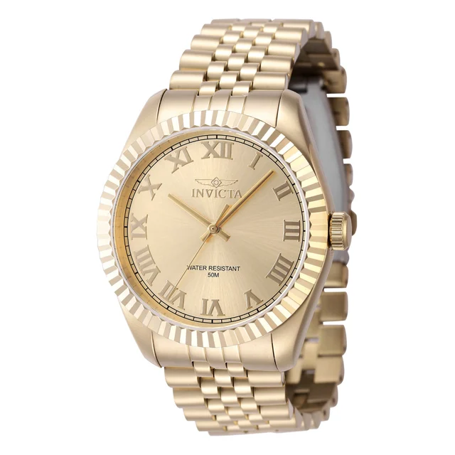 Invicta Open Box Specialty Windsor Watch - 43mm. Gold (AIC-47406) kol saati