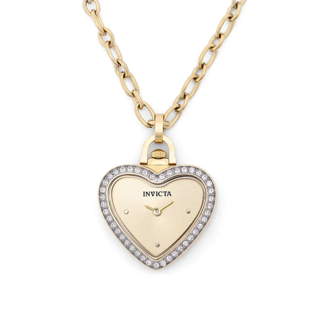 Invicta Mini Angel Necklace Watch - 28mm, Gold (49938) kol saati