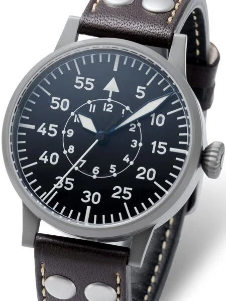 Laco Scratch and Dent - Friedrichshafen Type B Dial Swiss Automatic Pilot Watch with Sapphire Crystal #861753 SND113 45 mm kol saati