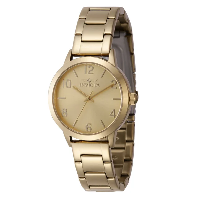 Invicta Open Box Wildflower Watch - 34mm, Gold (AIC-47271) kol saati