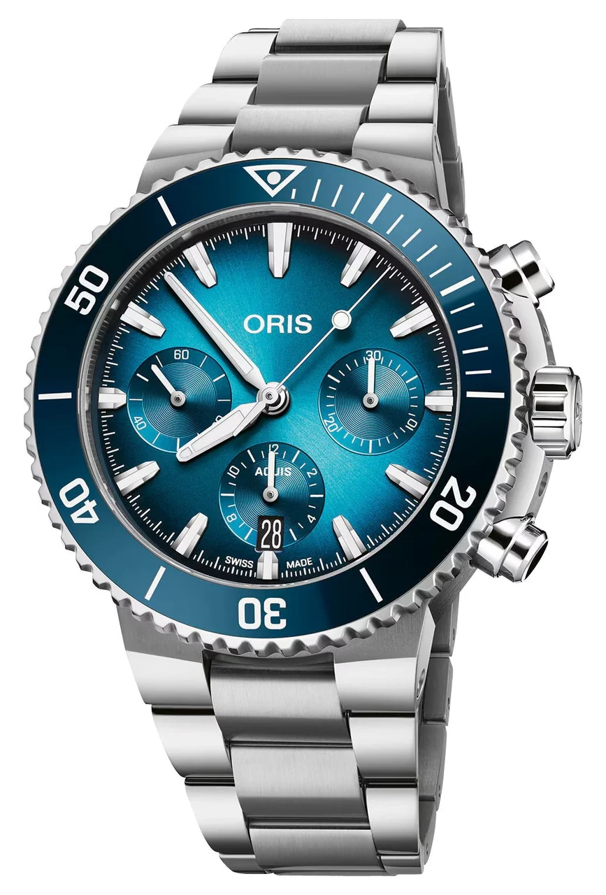 Oris Aquis 771 7793 4155-MB 44 mm kol saati