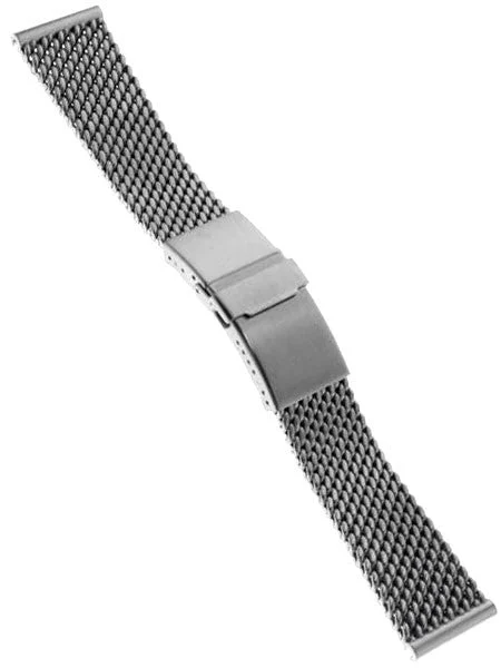 Staib Scratch and Dent - Satin Finish Mesh Bracelet #STEEL-2784-20725APB-S (Straight End, 20mm) SND890 kol saati