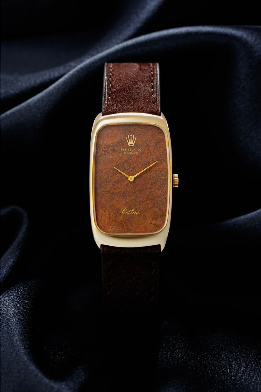 Rolex Cellini Ref 4108 Wood 40 mm kol saati