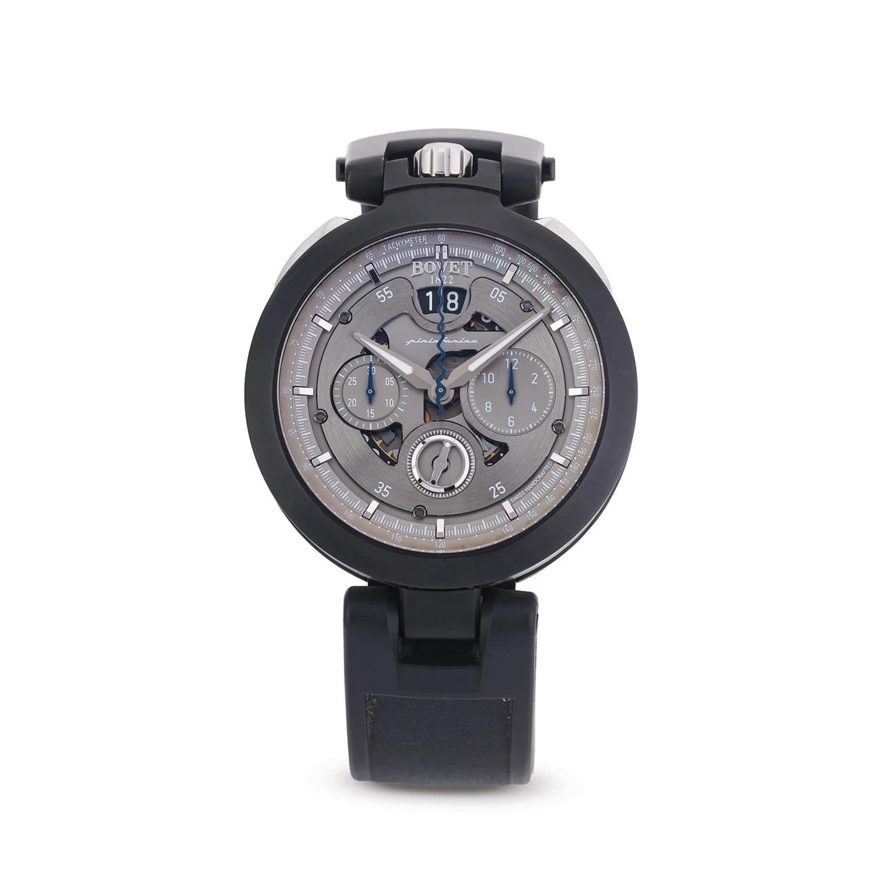 Bovet BOVET, REF. E816, PININFARINA CHRONOGRAPH, PVD STEEL AND STEEL kol saati