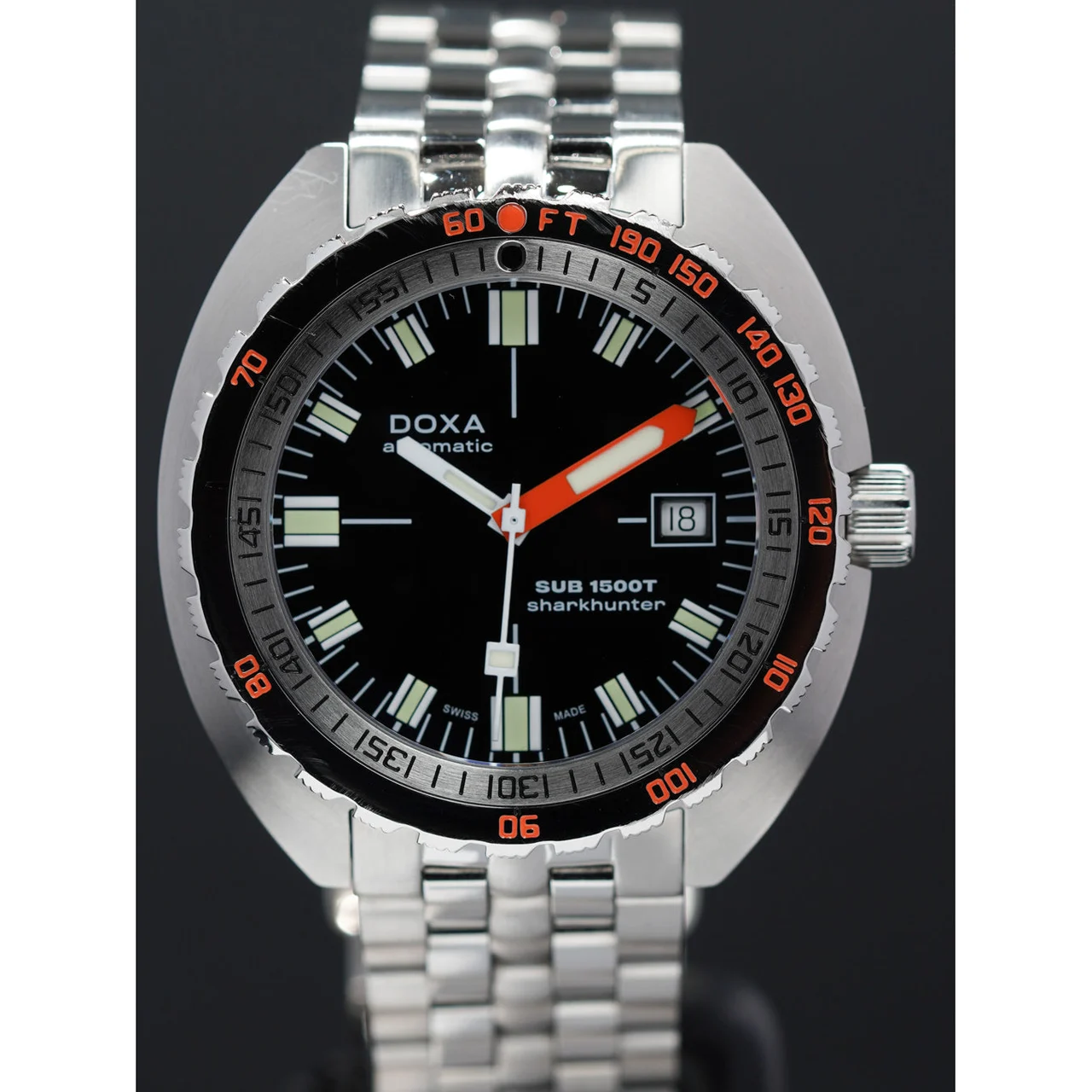 Doxa Sub 1500T Sharkhunter 210009N29808 42 mm kol saati