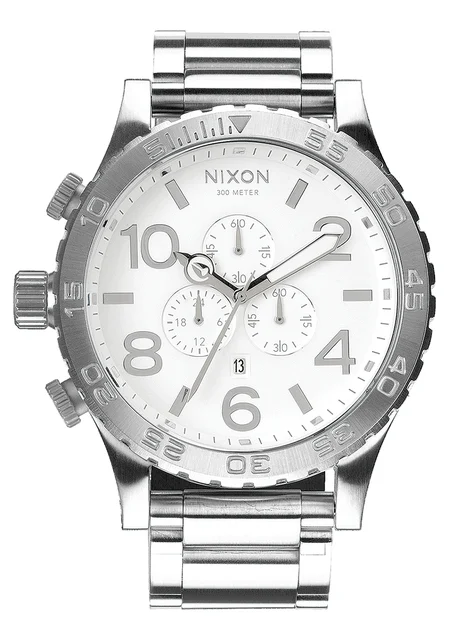 Nixon US Chrono - High Polish / White A083-488-00 kol saati