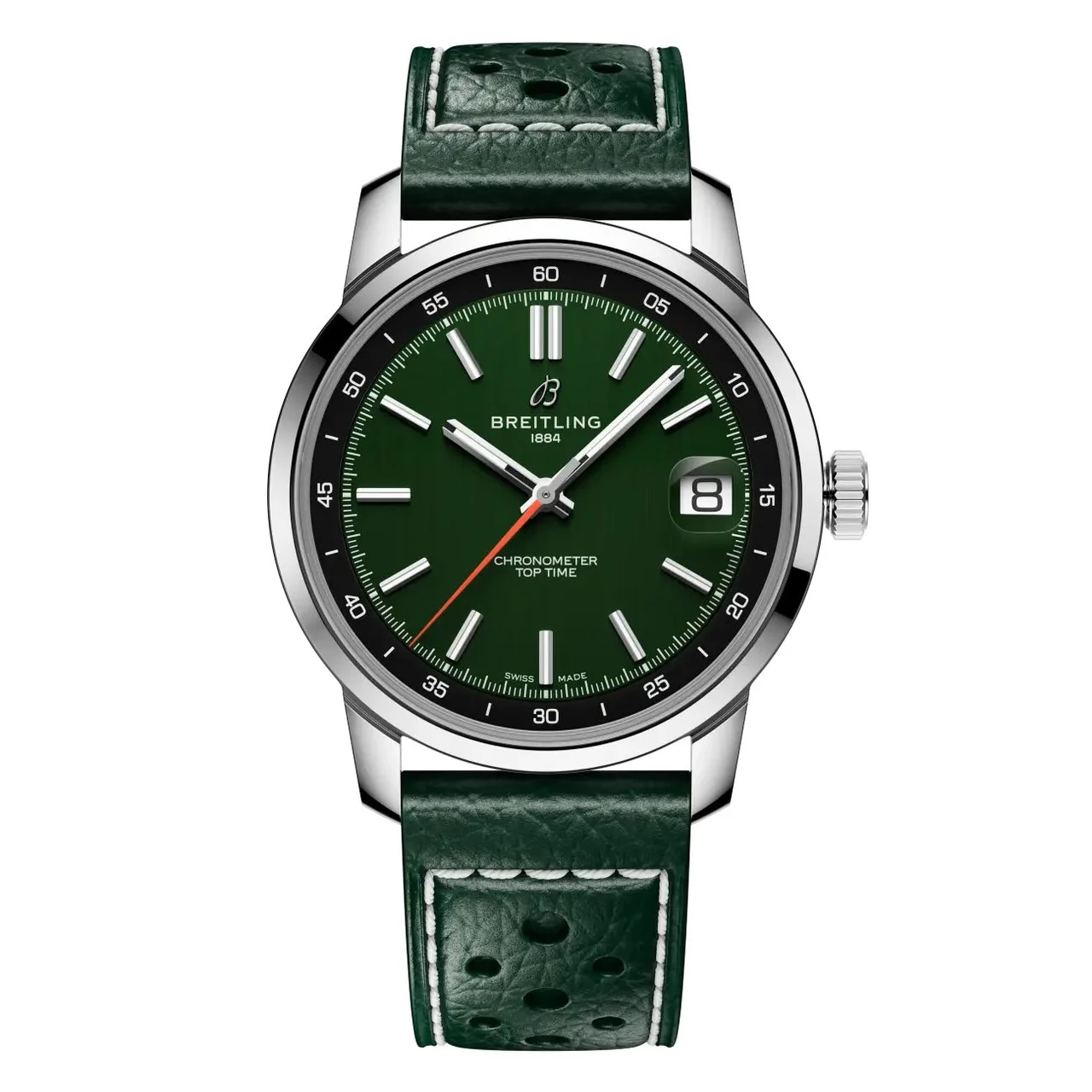 Breitling Top Time B31 AB3113171L1X1 38mm Green Dial Stainle 38 mm kol saati