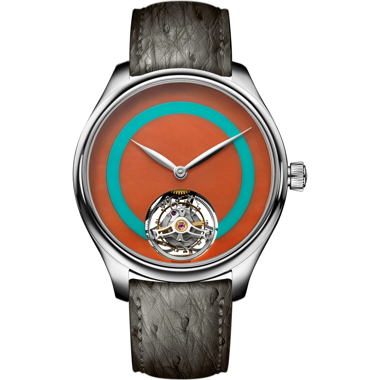 H. Moser & Cie. - Moser & Cie. 1805-1207 Endeavour Tourbillon Coral Turquoise kol saati